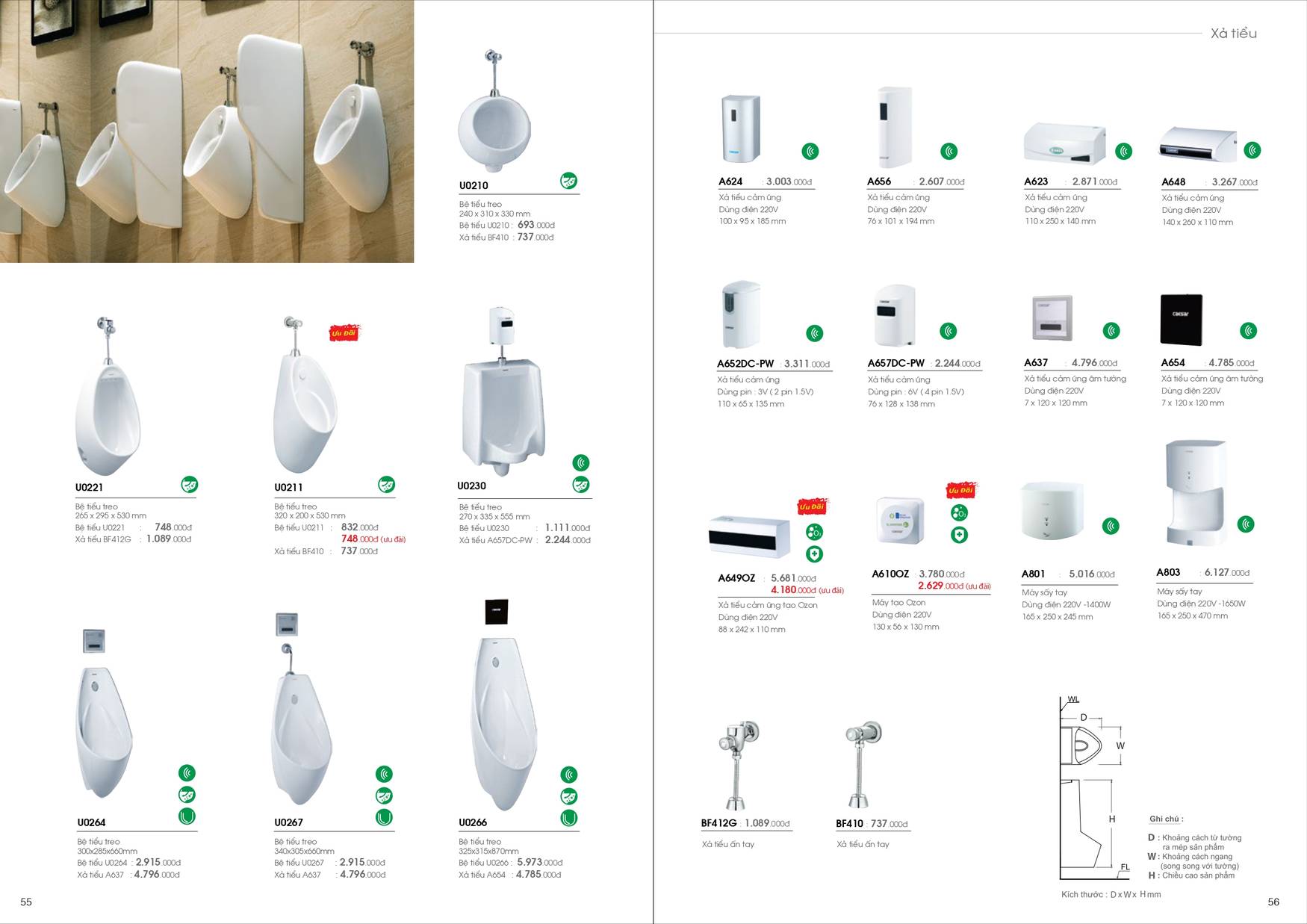 Catalogue và Bảng giá Thiết bị vệ sinh CAESAR mới nhất 2025 /Page 29